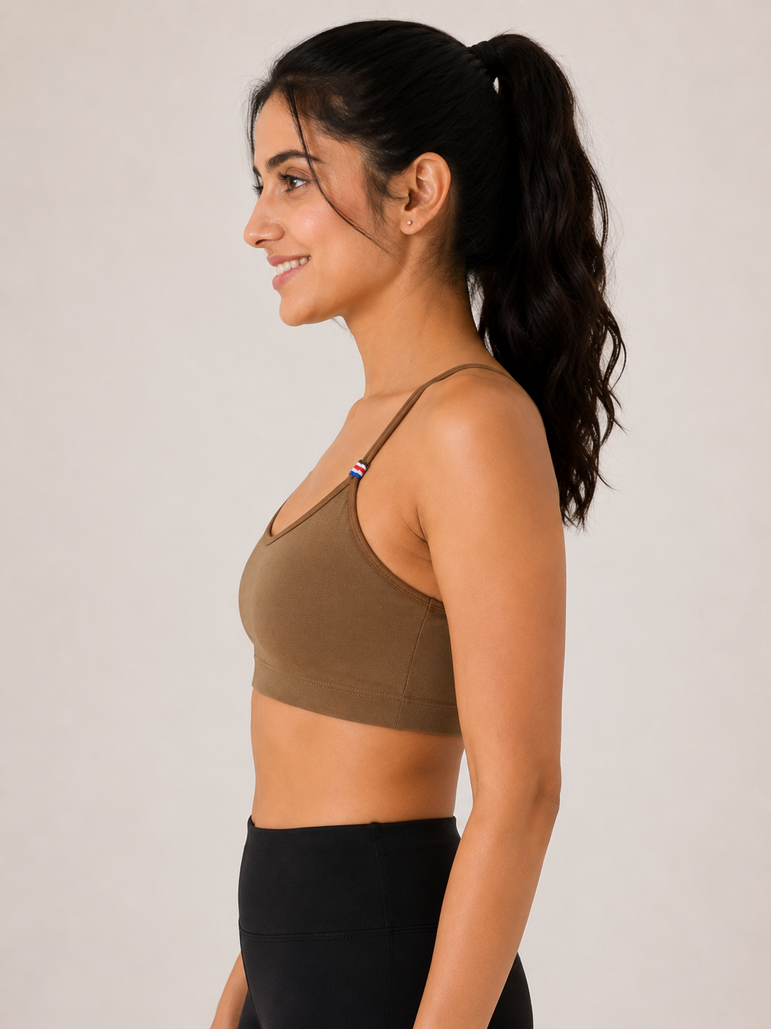 Women's Lightly Padded Sports Bra | Stretchable Non-Wired Seamless Bra for Gym, Yoga & Daily Wear (Free Size)