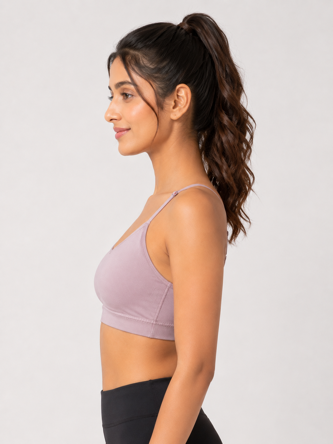 Women's Lightly Padded Sports Bra | Stretchable Non-Wired Seamless Bra for Gym, Yoga & Daily Wear (Free Size)